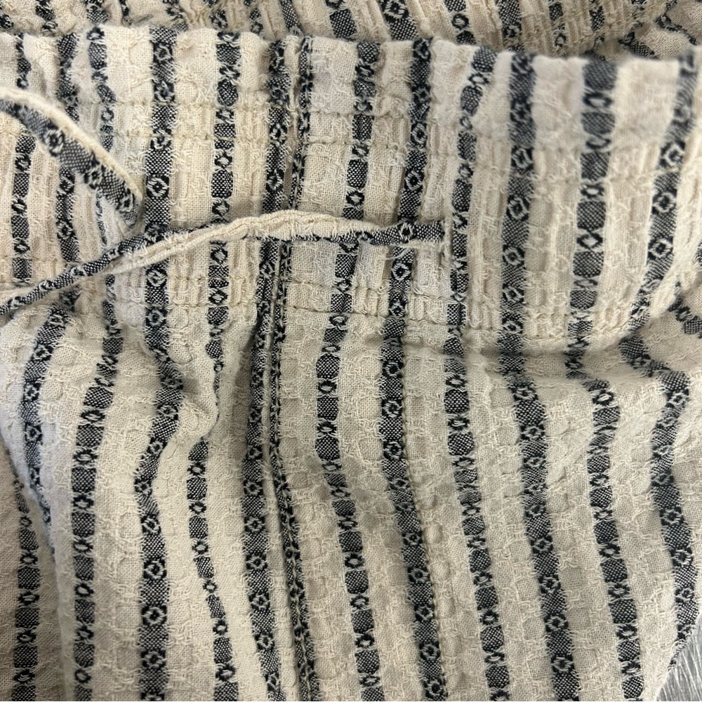 AE Pull On Stripe Pant XL High Waisted Paperbag - Picture 10 of 10